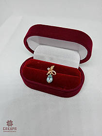 Золотий Кулон зі вставкою цирконій