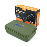 Ліхтар пошуковий YEMAO YM-G600 LED PM60, 4 режими, індикація заряду, живлення від 4 (2*18650), IP65, USB-кабель, 325х205х100 мм,, фото 2