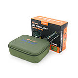 Ліхтар пошуковий YEMAO YM-G601 LED PM60, 4 режими, індикація заряду, живлення від 4*18650, IP65, USB-кабель, 245х195х90 мм, 1,260 кг,, фото 2