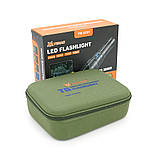 Ліхтар пошуковий YEMAO YM-G501 LED PM60, 4 режими, індикація заряду, живлення від 4*18650, IP65, USB-кабель, 245х195х90 мм, 1,235 кг,, фото 2