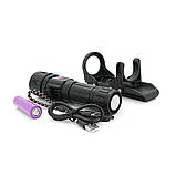 Ліхтар пошуковий BP-W5239 P360, 5 режимів, індикація заряду, підставка, живлення від акуму 18650, IP65, USB-кабель, 195х105х75мм,, фото 3