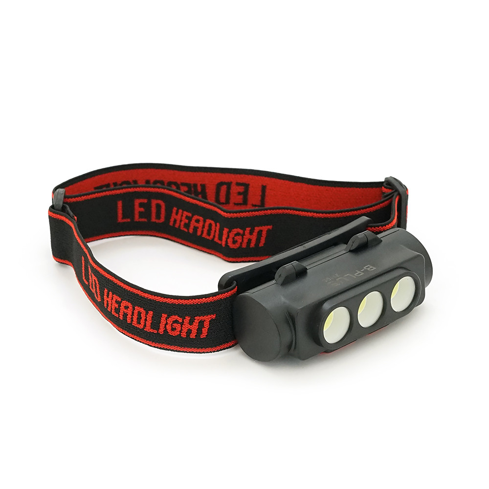 Налобний ліхтарик CY-2119A, 3 Cob, White+Red, 3+3 режими, корпус: пластик, водостійкий, ip44, живлення АКБ 18650, Type-C кабель,, фото 1