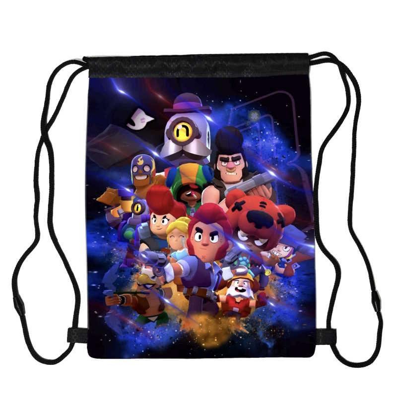 Сумка для взуття Бравл Старс (Brawl Stars 05), 410 х 300 мм, фото 1