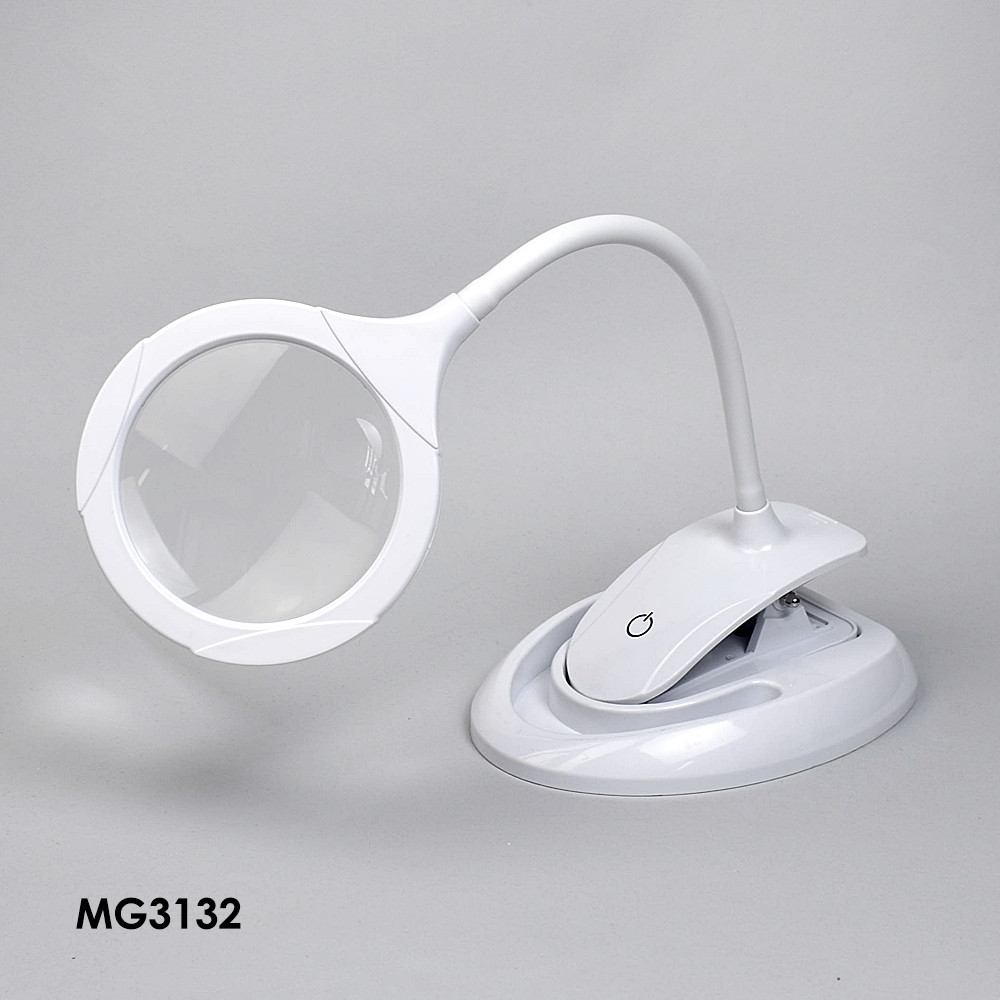 Лупа універсальна гнучка з LED-підсвічуванням MG3132, фото 1
