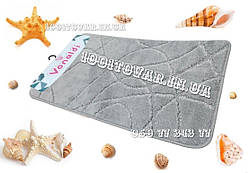 Набір килимків у ванну кімнату Vonaldi 80х50 і 40х50 см світло-сірий колір Туреччина