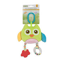 М'яка іграшка-прорізувач Baby Team Сова зелена (8533-green)