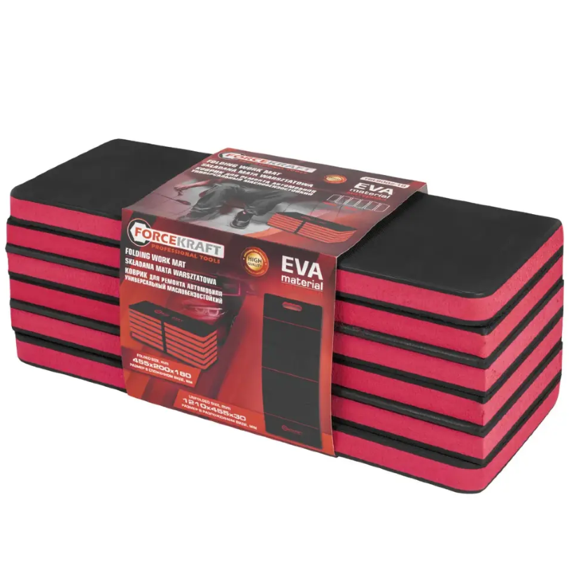 Килимок універсальний маслобензостійкий EVA 1210x455x30 мм FORCEKRAFT FK-TRL8002-1B, фото 1