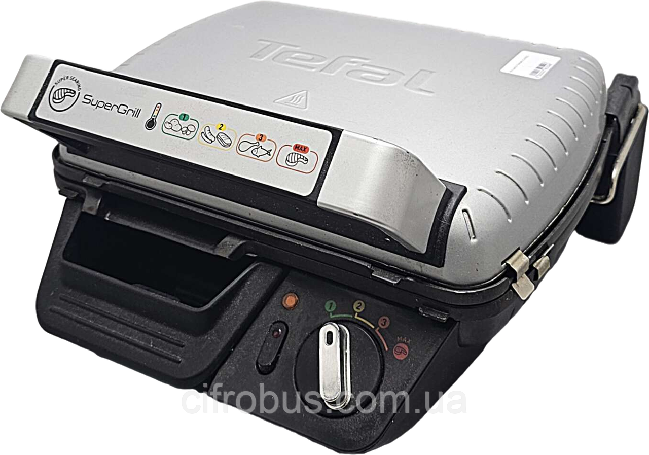 Електричний гриль шашличниця Б/У Tefal SuperGrill Standard GC450B32, фото 1
