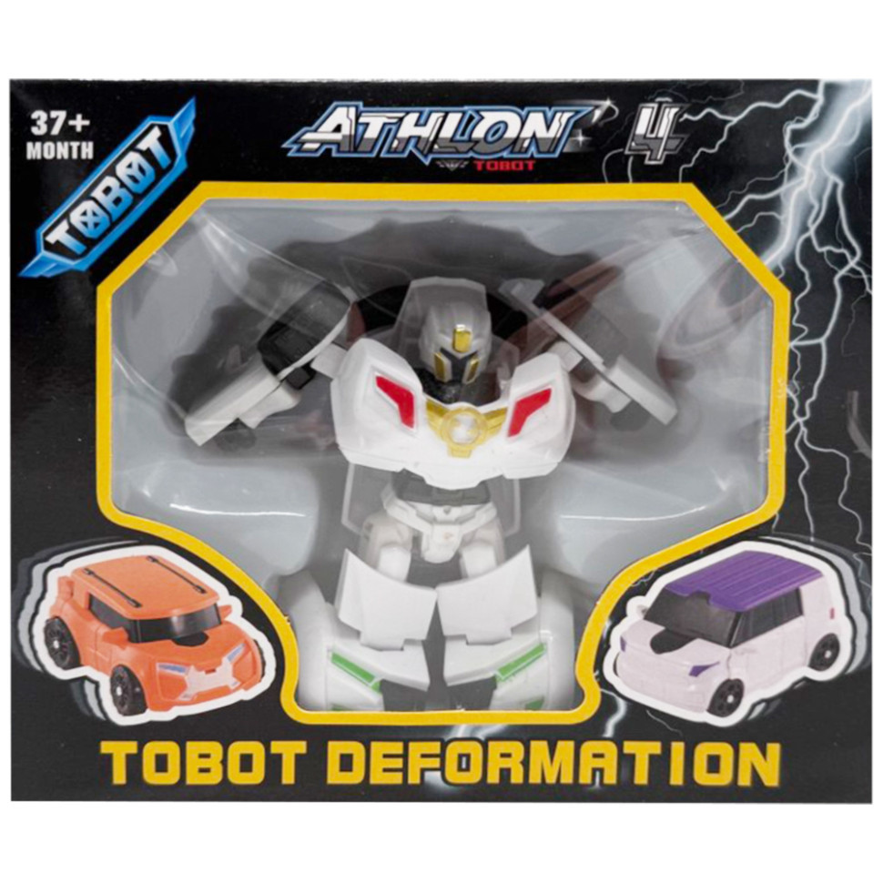 Машинка-трансформер "Tobot 2 в 1" 525-1 (White) пластик, фото 1