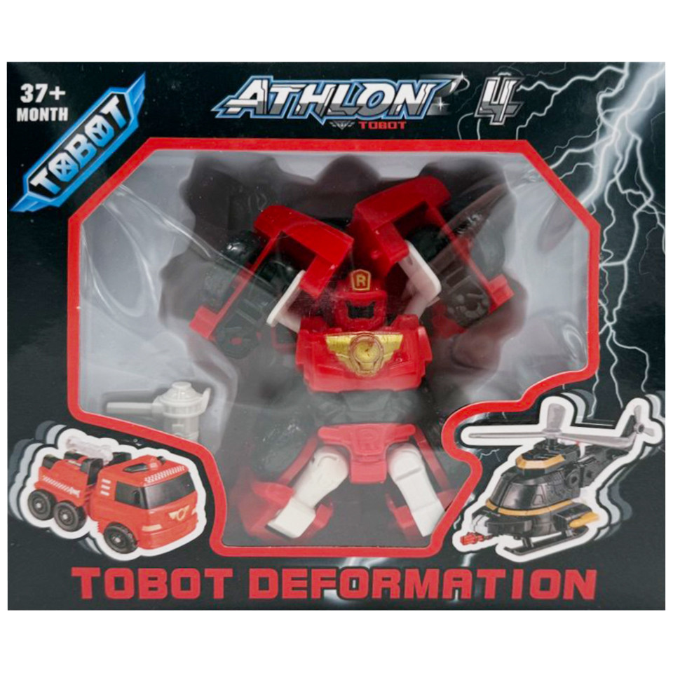 Машинка-трансформер "Tobot 2 в 1" 525-1 (Red-2) пластик, фото 1