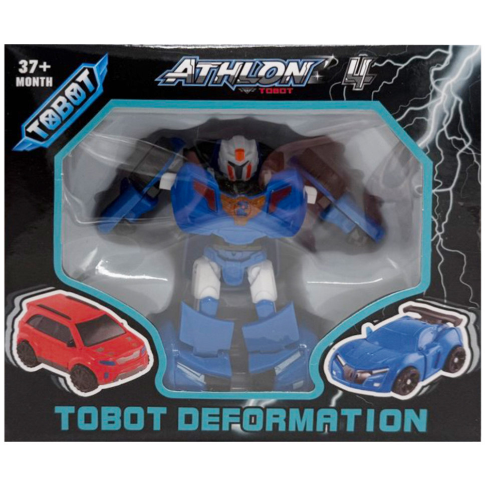 Машинка-трансформер "Tobot 2 в 1" 525-1(Blue-2) пластик, фото 1