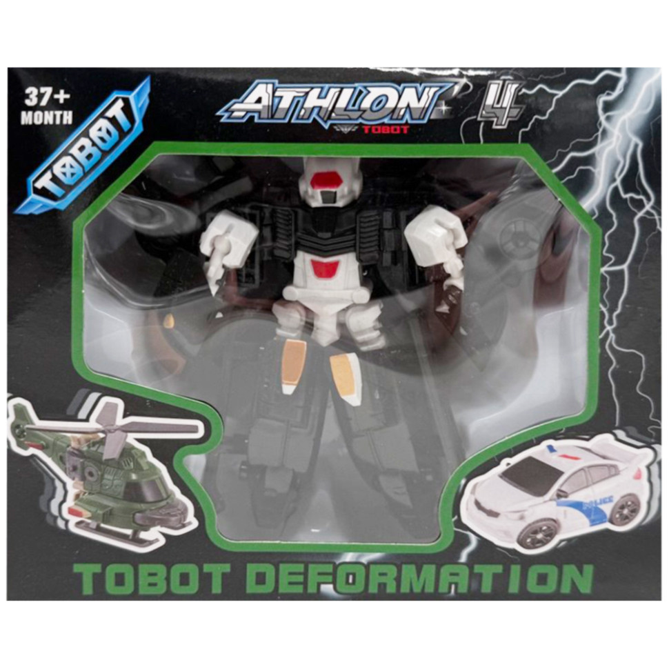 Машинка-трансформер "Tobot 2 в 1" 525-1 (Black-1) пластик, фото 1