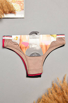 Набір трусів жіночих 3 штуки р.S/M 207988T Безкоштовна доставка
