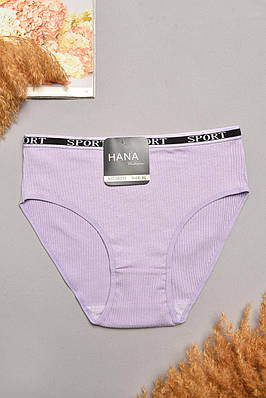 Труси жіночі напівбатальні у рубчик бузкового кольору 207936T Безкоштовна доставка