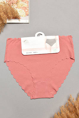 Труси жіночі напівбатальні темно-рожевого кольору 207955T Безкоштовна доставка