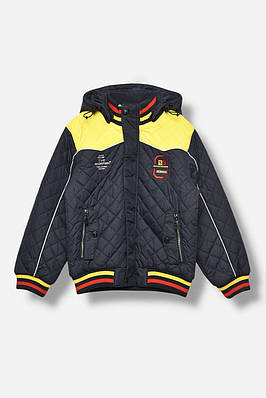 Куртка дитяча для хлопчика демісезонна синього кольору р.128 207956T Безкоштовна доставка