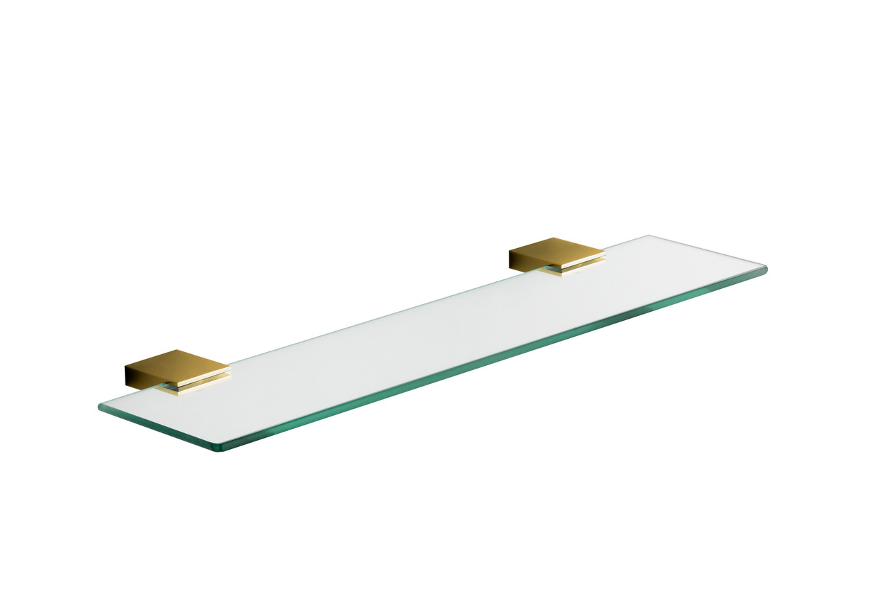 Полиця скляна VBI NEPTUNE GOLD, фото 1