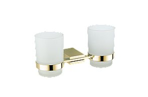 Стакан для зубних щіток VBI NEPTUNE GOLD подвійний