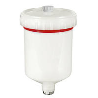 Бачок пластиковий на пневмопістолет 600 мл (внутрішня різь) AUARITA PC-600B ORG