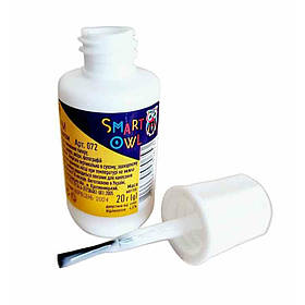 Клей канцелярський ПВА Leader 356291 з пензликом 20 грам, Toyman