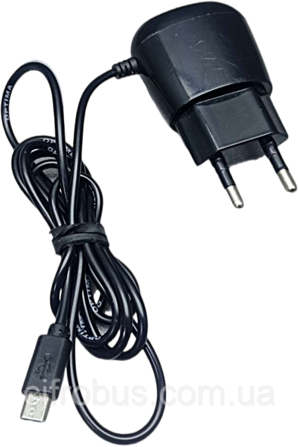 Зарядний пристрій ЗЗП Optima MicroUSB 500 mAh, фото 1