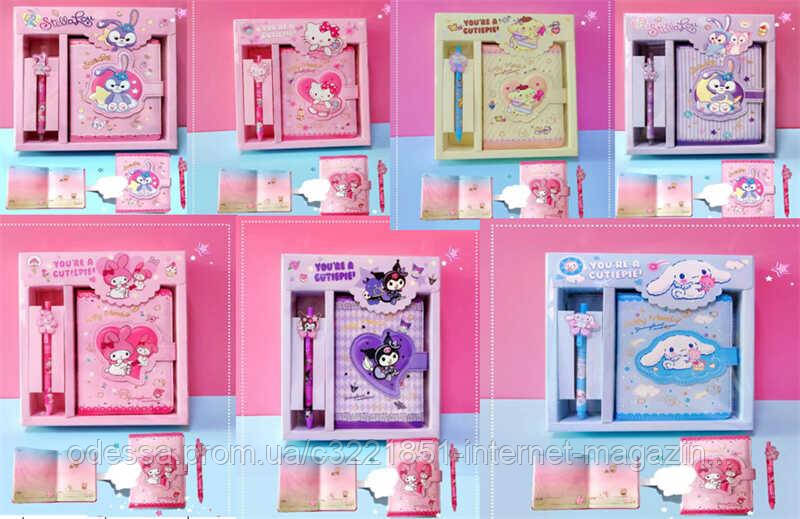 Канцелярський набір M 18140 (90) блокнот, механічна ручка, в коробці, ВИДАЄТЬСЯ МІКС ВИДІВ [Склад зберігання: Одеса №4]