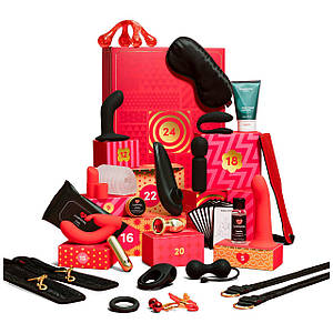 Адвент-календар для пар Lovehoney X Womanizer We-Vibe Couple's Advent Calendar 2025, 24 предмета