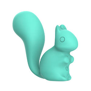 Міні-вібратор кліторальний Every Night Toys Debbie у формі білочки білий, 10 режимів вібрації