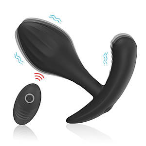 Масажер простати Every Night Toys Miah з дистанційним керуванням, чорний, 10 режимів вібрації