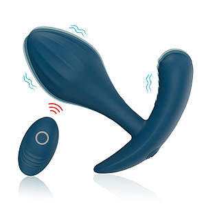 Масажер простати Every Night Toys Miah з дистанційним керуванням, синій, 10 режимів вібрації