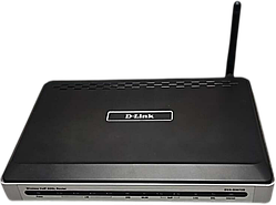 Дротовий роутер маршрутизатор комутатор Б/У D-Link DVA-G3672B