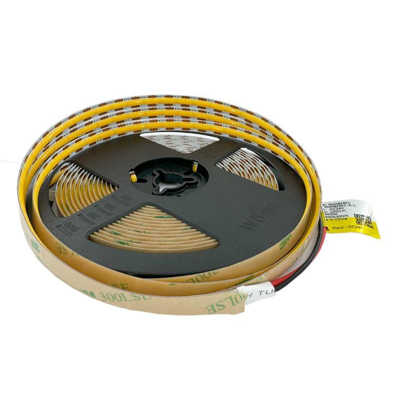 Світлодіодна стрічка COB-600-IP20-NW-8-24 RM0829EC-A-L 4000K CRI90 8мм 10Вт 1000лм Rishang 20731