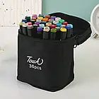 Набір двосторонніх маркерів для скетчингу 36 шт. у сумці, фото 10