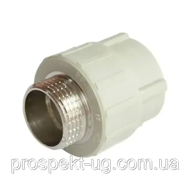 Перехід ППР Ду32х1/2" різьба зовнішня МРЗ Formul під пайку, фото 1