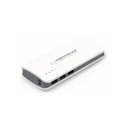 Батарея універсальна Esperanza 8000mAh input/Micro-USB, output/3*USB, White/Grey (EMP106WE) - оригінал