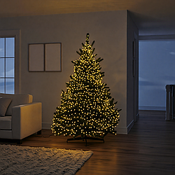 Гірлянда вулична 100 метрів 1000 LED, тепле біле світло, IP65