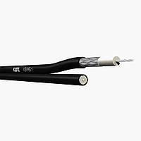 Кабель Klotz S-Video 1 м (под BNC/RCA разъемы) 2x75 Ом, черный, PVC