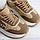 Жіночі стильні кросівки зимові з хутром Тедді Коричневі "Melsi", фото 8