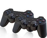 Ігрова приставка з бездротовими джойстиками для ретро ігор і мультимедіа під'єднання до телевізора BROWN