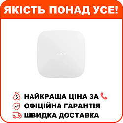 Інтелектуальна централь Ajax Hub 2 (4G) White