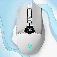 Мишка Бездротова Ігрова SX01 600 мАг Bluetooth DPI для Пк і ноутбуків Біла