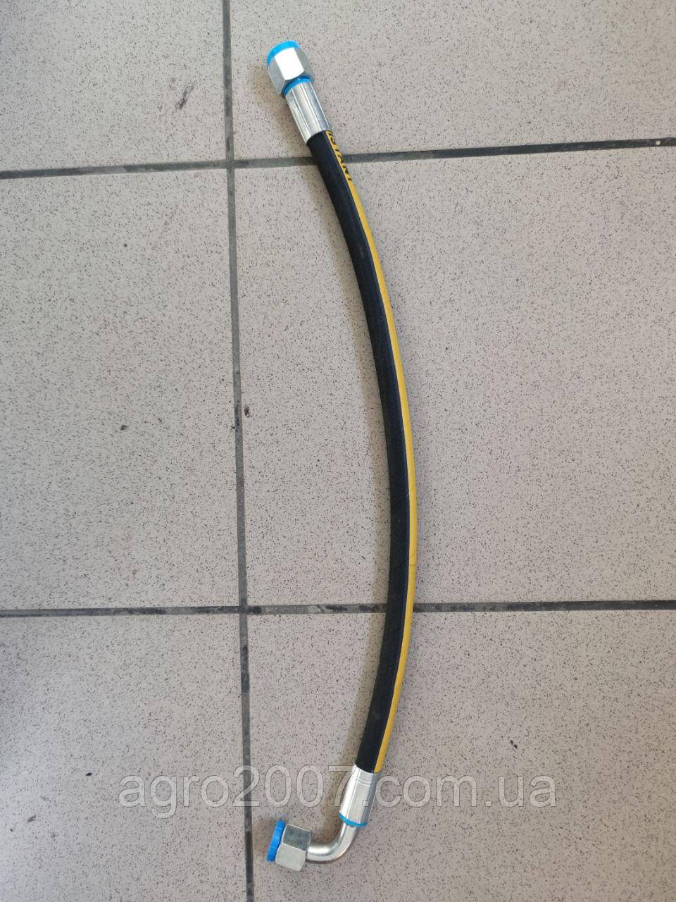 Гідравлічний шланг МТЗ з кутом 90* ключ S24(М20х1,5) - L=42см, фото 1