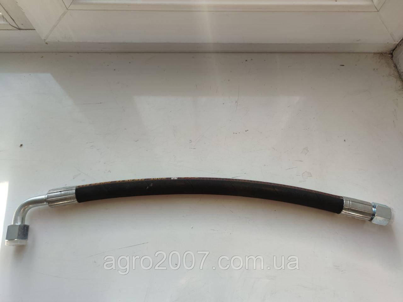 Гідравлічний шланг МТЗ з кутом 90* ключ S24(М20х1,5) - L=52см, фото 1