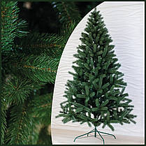 Ялинка штучна лита Буковельська 1.5 м. Зелена. Ялинка лита, ялинка штучна лита (як справжня преміум), фото 2