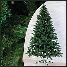 Ялинка штучна лита Буковельська 2.1 м. Зелена. Ялинка лита, ялинка штучна лита (як справжня преміум)