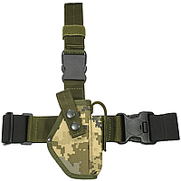 Кобура настегнова ПМ на стропі (oxford 600d, піксель)