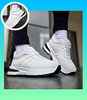 Жіночі зимові кросівки білі з хутром теплі спортивні утеплені