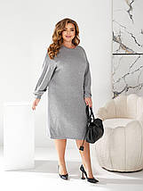 Ангорова жіноча сукня великого розміру батал Розміри: 50.52.54.56, фото 4