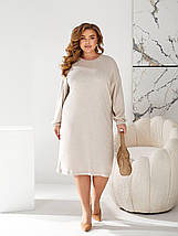 Ангорова жіноча сукня великого розміру батал Розміри: 50.52.54.56, фото 5