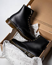 Черевики Dr. Martens Vegan 1460 Black Felix Rub Off 14045001 чорні, фото 2
